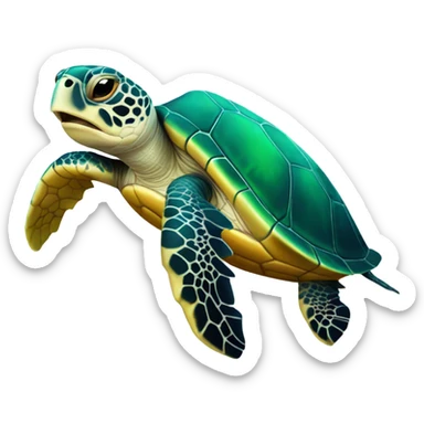 sea turtle  sticker