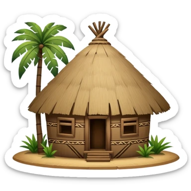 MALOCA CASA DE INDIO sticker