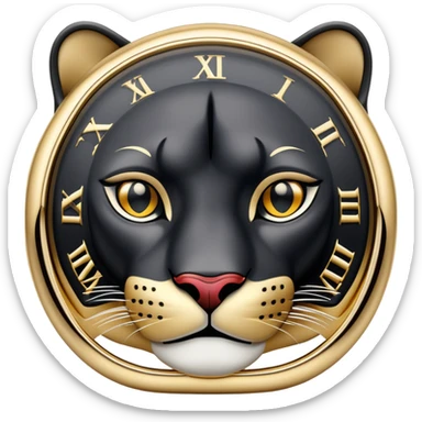Cartier panther watch  sticker