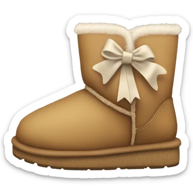 Uggs with bows sticker
