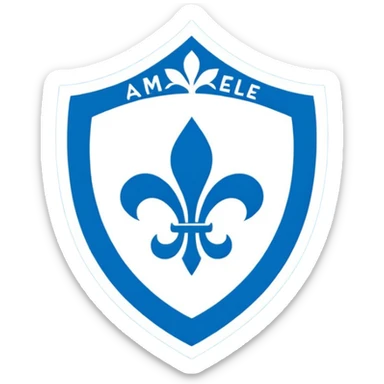 Logo du club de foot Olympique de Marseille sticker