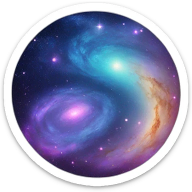 galaxy sticker