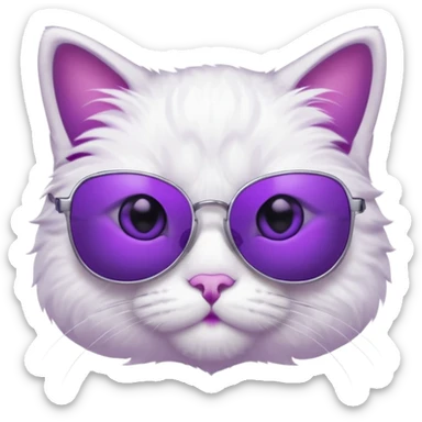 💜💜⚪⚪⚫⚪⚫( ⬛⬛ ⬛⬛⬛ ⬛⬛⬛ ⬛ ⬛ emoji cat sticker