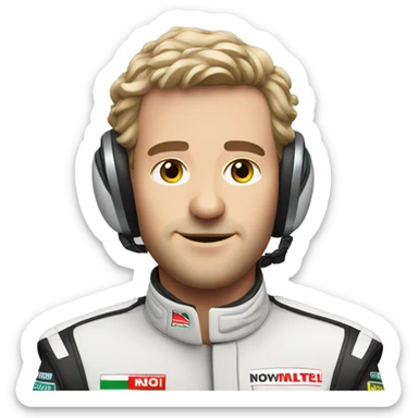 Formula 1 driver sticker