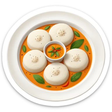 2 idli sambar  sticker