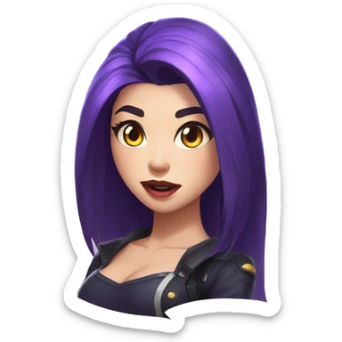 Selena from Mobile legends Bang Bang stands outraged sticker