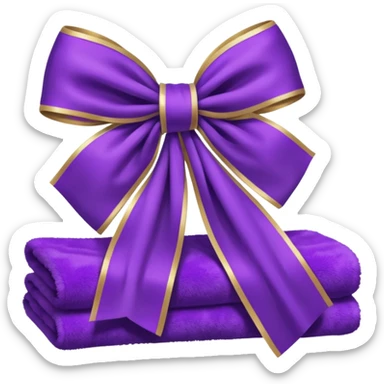 Pero no caras, me refiero que si lazos, toallas, cosas aesthetics pero moradas sticker