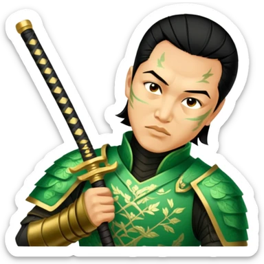 Emerald Samurai sticker