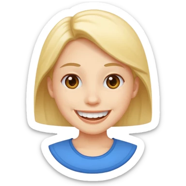 Smile with saying Yooo sticker