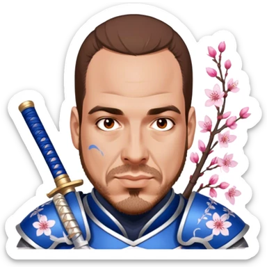 Samurai Warrior sticker