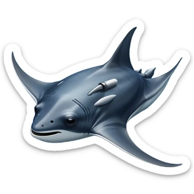 manta ray emoji sticker
