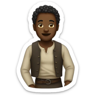 Runaway slave sticker