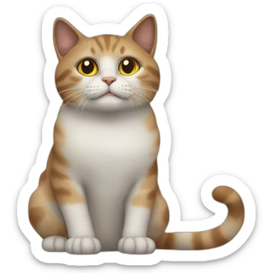 Smudge cat meme sticker