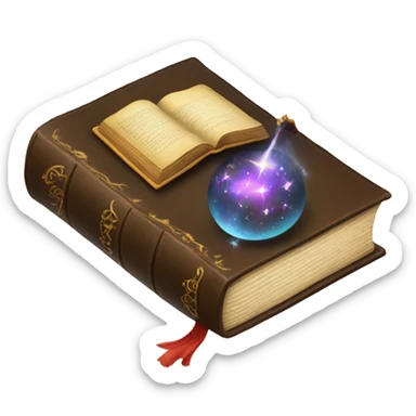magical book sticker