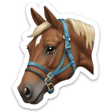 race horse sticker