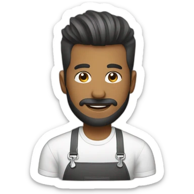 tondeuse barber sticker