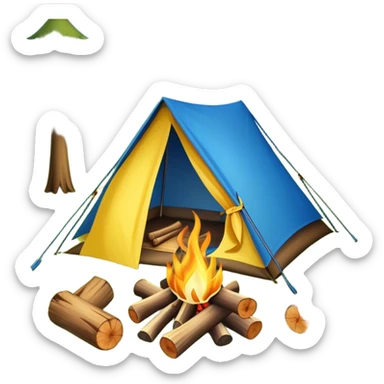 Campsite pitch sticker