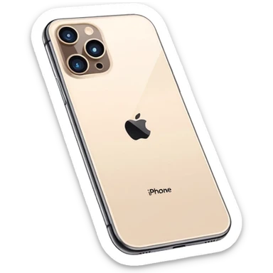 iPhone 16 Pro, minimal background, side view sticker