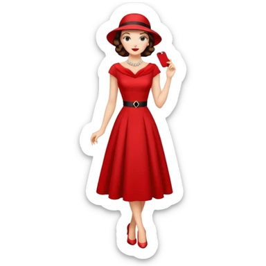 Vintage Glam sticker