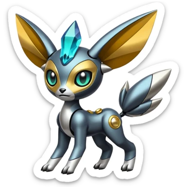 Meloetta-Vernid-Protogen-Pokémon-Digimon-Fakémon-fusion-hybrid-creature sticker