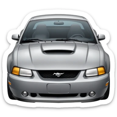 Grey 2003 mustang gt emoji sticker