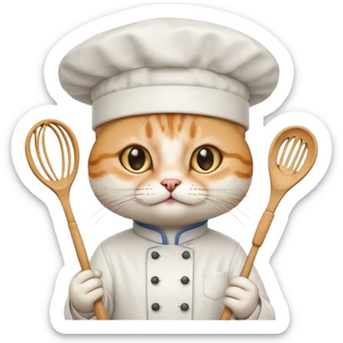 Chef Cat sticker
