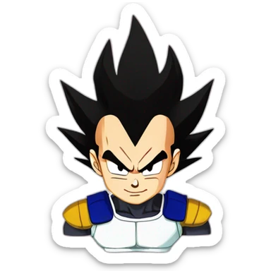Vegeta ultra ego sticker