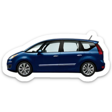c4 picasso dark blue 2007 sticker