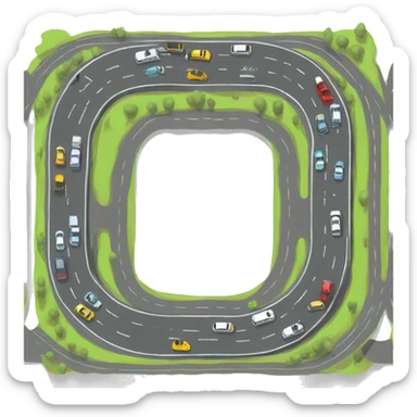 highway entrance sticker