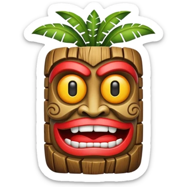 YouTube kanal tiki sticker