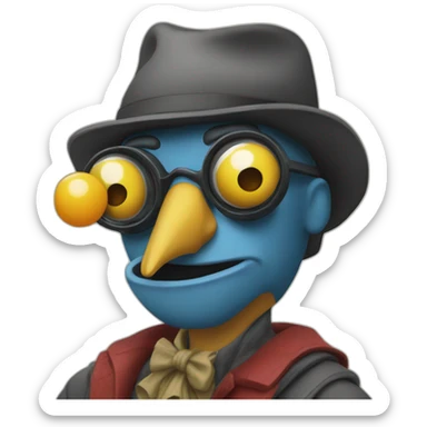 Gonzo sticker
