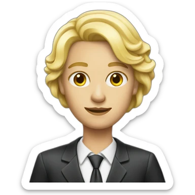 lawyer blond sticker