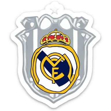 Real Madrid escudo real sticker