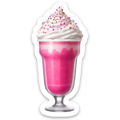 Pink Starbucks drink sticker