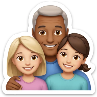 Papa y hija sticker
