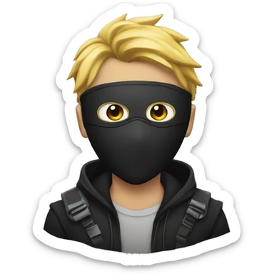 Masked vigilante  sticker