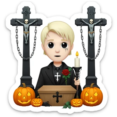 Chris motionless  🕸🦇♱🎃🥀⚰️🪦⛓🕯🎶🎤 sticker