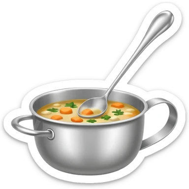 soup ladle sticker