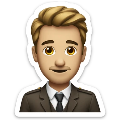 Man flirting sticker