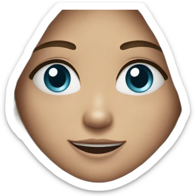 Giving my heart to someone with a sad smile to show how much I love them  sticker