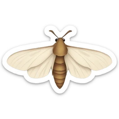 Moth sticker