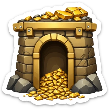 the word "mine" sticker