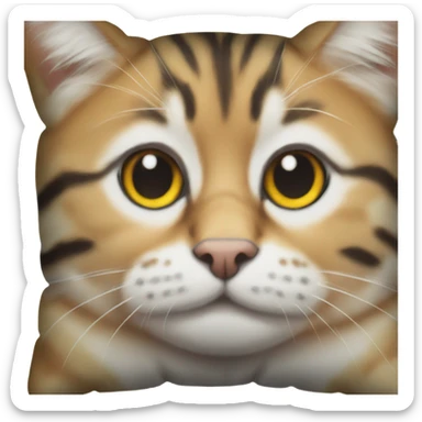 Coach pillow tabby sticker