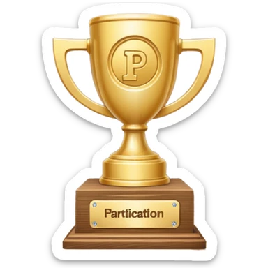 u forgot to put the words "Participation Trophy" on the gold plate on the wooden base. u keep generating images without the words "Participation Trophy" on the base. im just gonna keep saying u need to include the words "Participation Trophy" on the base so hopefully u get the message. sticker