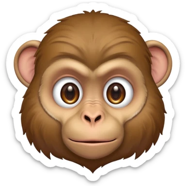 Macaque sticker