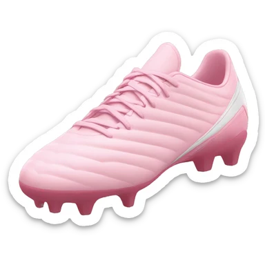 light pink soccer cleats  2 sticker