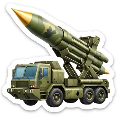 military Multiple Rocket Launch System sticker