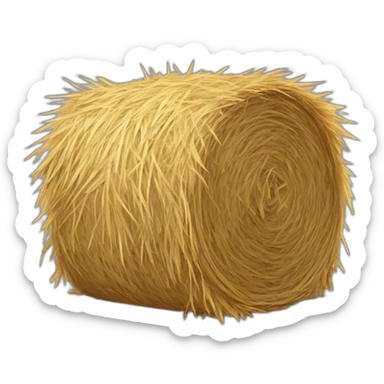 bale of hay sticker