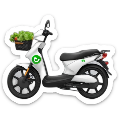 uber eats delivery bike sticker