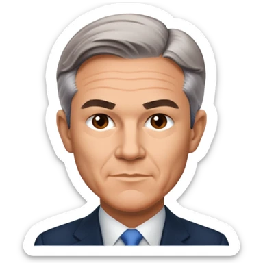 Jerome Powell sticker